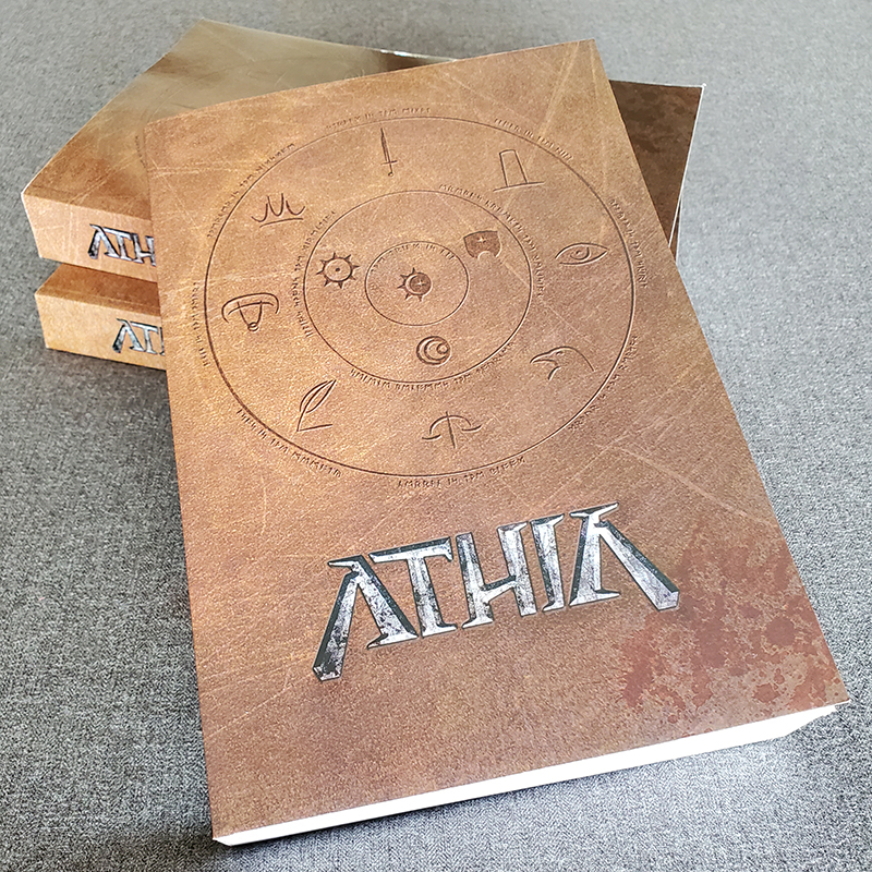 Print copies of Athia RPG